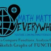 How To Compare Functions Analyze Graphs And Sketch Graphs Of Functions Video