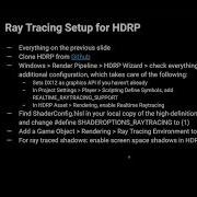 Getting Started With DirectX Ray Tracing In Unity SIGGRAPH 2019
