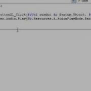 Visual Basic 2008 2010 Add Sound S To A Project