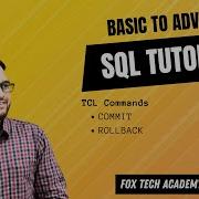 12 COMMIT And ROLLBACK In SQL What Is Commit In Sql What Is Rollback In Sql SQL Tutorials