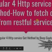 Angular 4 Http Service Example Get Method How To Fetch Data From Restful Service