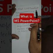 What Is MS PowerPoint Short Definition MS PowerPoint MS PowerPoint In Computer Ppt Shorts