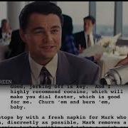 Incredible Improvised Scene By Matthew Mcconaughey With Original Script Wolf Of Wall Street 2013