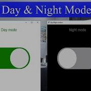 Toggle Switch Create Day Night Window Using Python Tkinter
