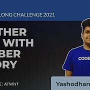 Another Tree With Number Theory ATWNT February Long Challenge 2021 Yashodhan Agnihotri