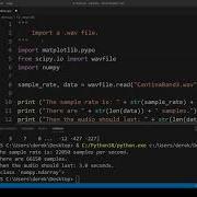 ECE 3304 Lecture 11 Wav Files In Python