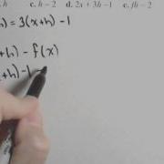 MAT150 Review Difference Quotient 1