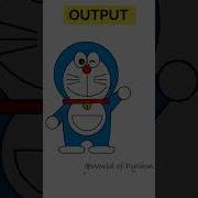 Doremon Using Python How To Create Doremon In Python Doremon World Of Python Shorts