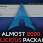 A Massive Malware Attack Just Hit The AUR Check If You Are Safe