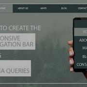 How To Create The Responsive Navigation Bar Using HTML And CSS Responsive Navigation Menu Bar