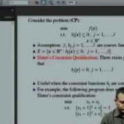 Mod 07 Lec 23 Constraint Qualifications