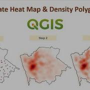 Создание тепловой карты и полигонов плотности в QGIS