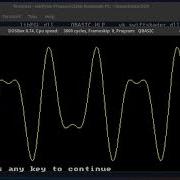 Qbasic Program Via Wine Dosbox To Draw Sine Wave Harmonic
