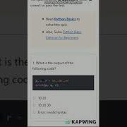 Python Practice Question 1