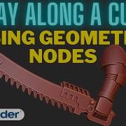 Array Following Curves With Geometry Nodes