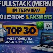Full Stack MERN Interview Questions And Answers MongoDB Express React Node