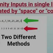 Python Tutorial Multiple Input In Single Line Python Code Use Of Map Split Functions