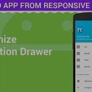 Customize Navigation Drawer Android App From Responsive Website 7