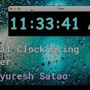 Digital Clock Using Python Tkinter Python GUI