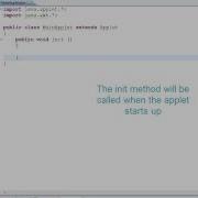 Simple Applet Java Quick Tip