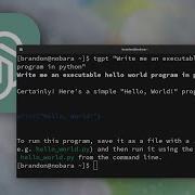 ChatGPT In YOUR Linux Terminal