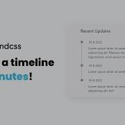 How To Create A Timeline Tailwind CSS Tutorial