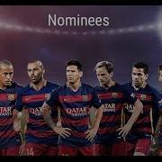 Eight FC Barcelona Players Nominated For UEFA Team Of The Year 2015