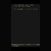 Loading Animation In Python Terminal Shorts Short It Python Spacepython