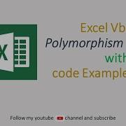 OOP VBA Part 3 Polymorphism