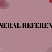 General References