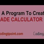Java Programming Grade Calculator