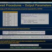 19 Stored Procedures With Output Parameters
