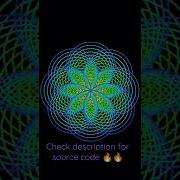 Amazing Circular Design Using Python Shorts Turtlegraphics Viral Trending