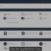 CPanel MySQL Tools Managing Databases Using PhpMyAdmin