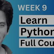 Week 9 Python Live Session