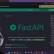 FastAPI очень быстрый фреймворк для реализации Rest Api на Python
