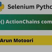 Pause ActionChains Command Using Selenium Python Selenium Python