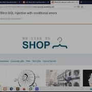 Blind SQL Injection With Conditional Errors Solution Video Web Security Academy