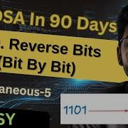 Miscellaneous 5 190 Reverse Bits Bit By Bit Beginner Medium Advanced Level
