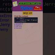 Python MCQ 129 Function Test Your Skills Python Pythonprogramming Pythoninterview Shorts Trending
