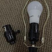 Lamp Socket With Push Through Switch Installation Phenolic Socket