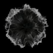 Black Screen Video White Shock Wave