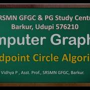 Mid Point Circle Algorithm