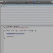 Objective C Programming Tutorials Xcode S Default Program