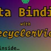 Data Binding With Recycler View Including Button Clicks
