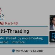 Java Part 40 Java Thread Example By Implementing Runnable Interface Gujarati
