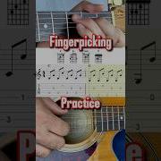 Basic Fingerpicking Practice Simple Acoustic Guitar Plucking Pattern With Chords C G Am F