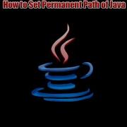 How To Set Permanent Path Of Java