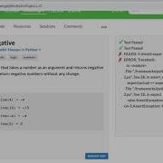 Python Function Return A Negative