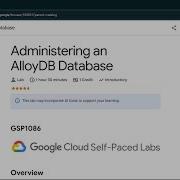 Administering An AlloyDB Database Qwiklabs GSP1086 CLI